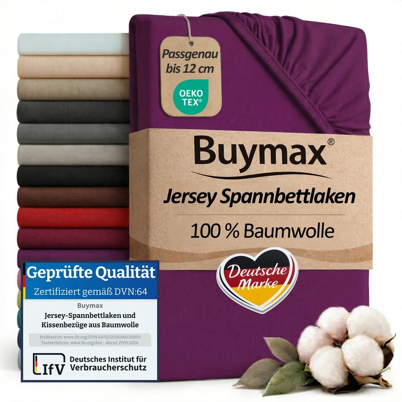 Topper Jersey Spannbettlaken 200x200 cm