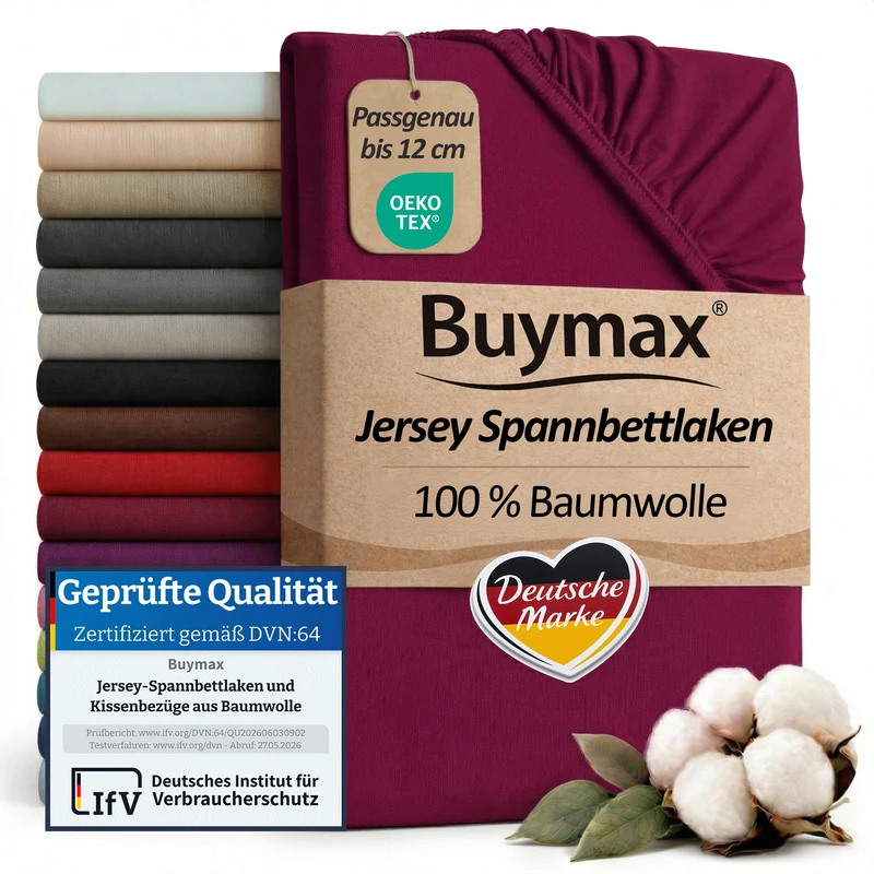 Topper Jersey Spannbettlaken 200x200 cm