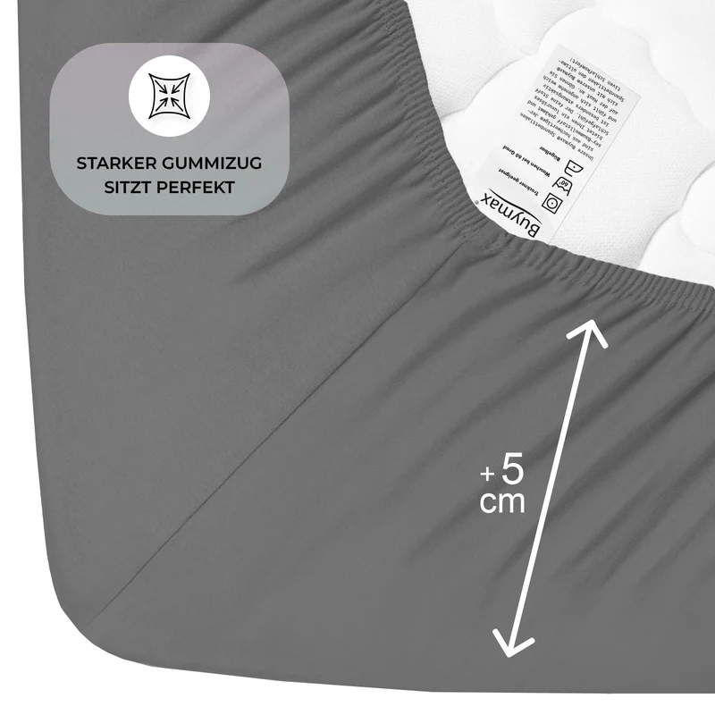 Topper Jersey Spannbettlaken 140x200 cm
