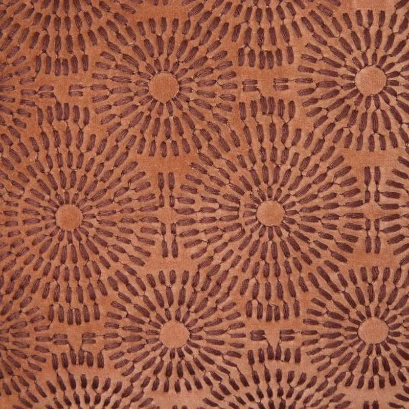 Housse de coussin SOLAYA terre d'argile