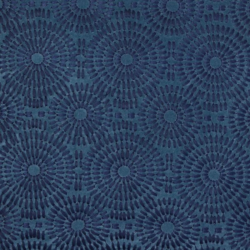 Housse de coussin SOLAYA bleu d'orage