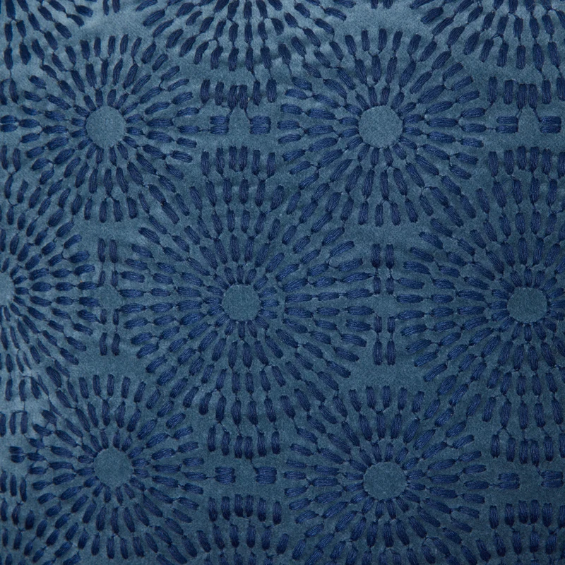 Housse de coussin SOLAYA bleu d'orage