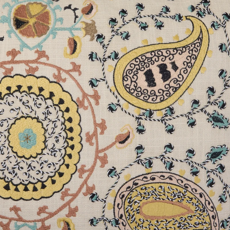 Housse de coussin MANDANA ecru