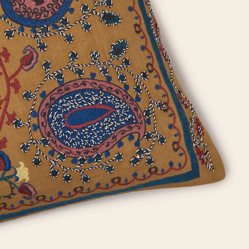 Housse de coussin MANDANA bronze