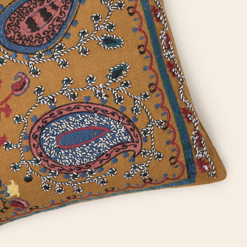 Housse de coussin MANDANA bronze