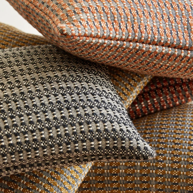 Housse de coussin EIRIK gris ardoise