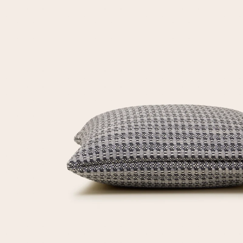 Housse de coussin EIRIK gris ardoise
