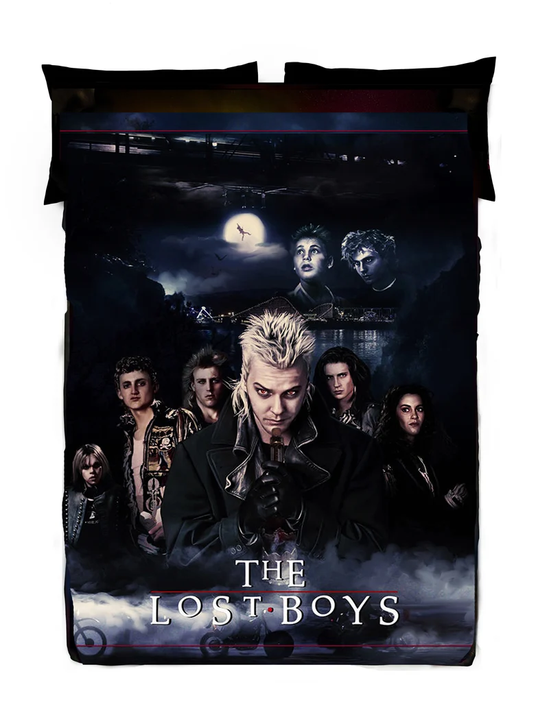 Horror Movie Blanket - Lost Boys Forever Blanket - Luxury Twin / Double Velveteen Fleece Blanket