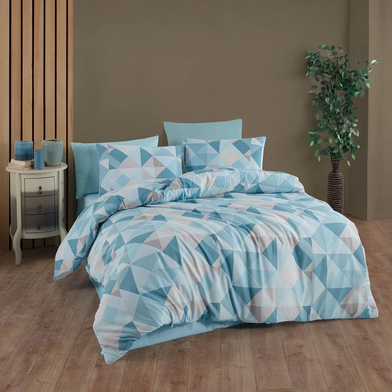Renforcé Bettwäsche "Paloma", 100% Baumwolle, Reißverschluss, 80x80 cm Kissenbezug