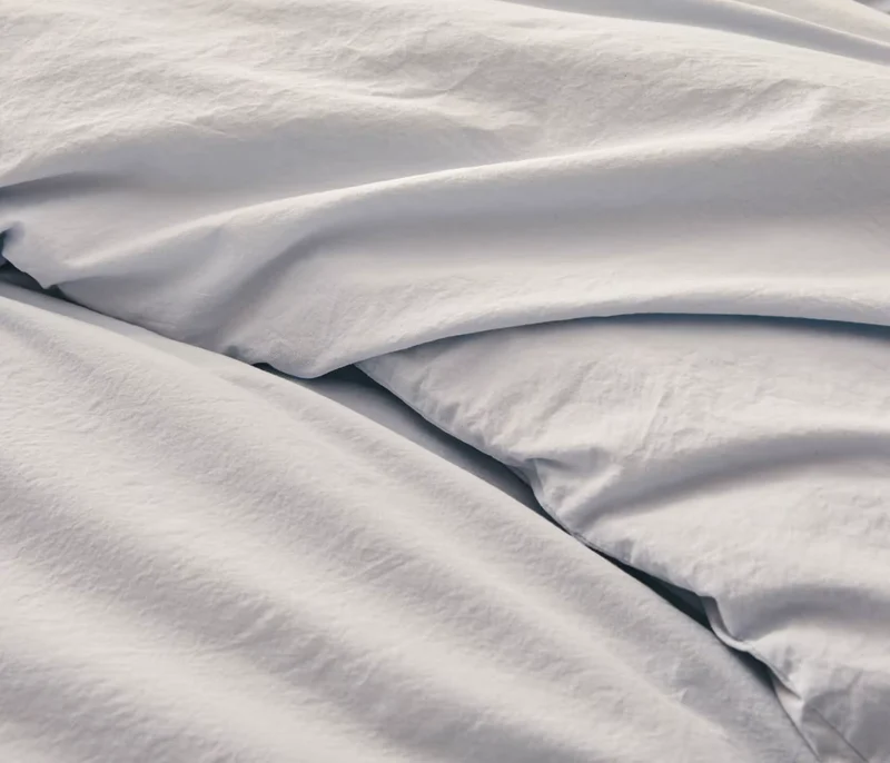 Parure de lit en coton lavé