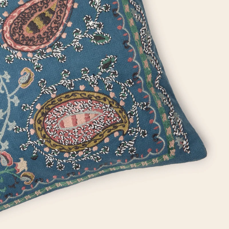 Housse de coussin MANDANA indigo