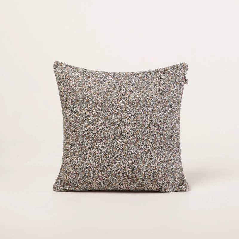 Housse de coussin MAHARA beige et pastels