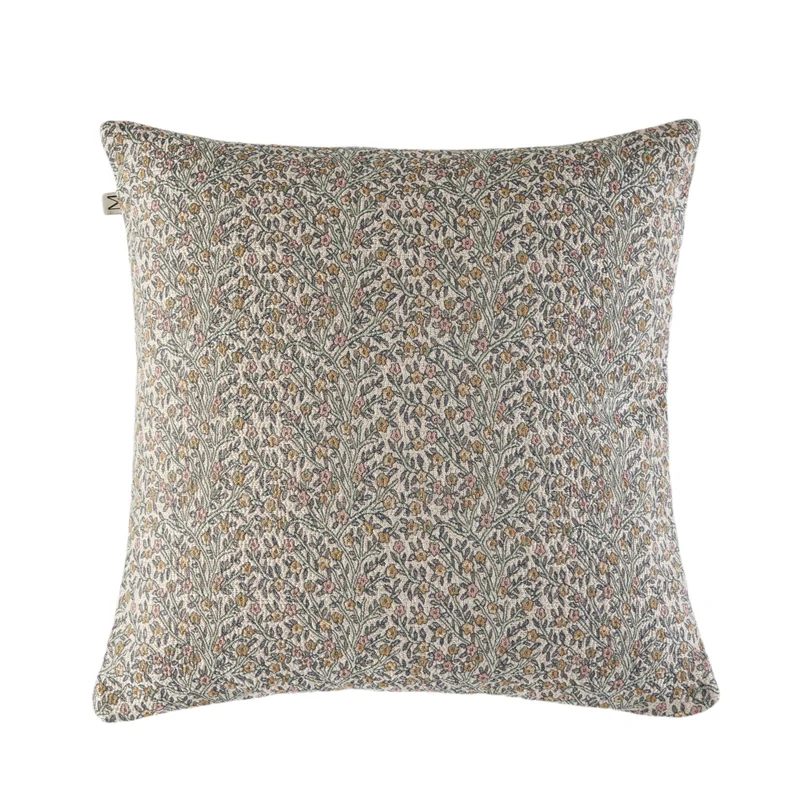 Housse de coussin MAHARA beige et pastels