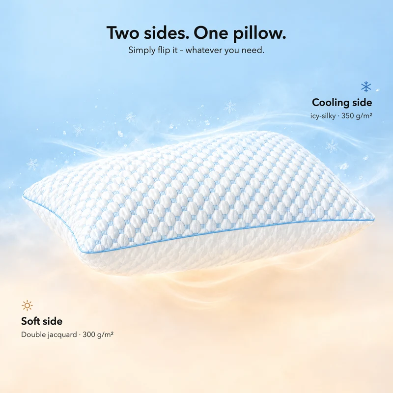 Wolkenkissen - Premium Memory Foam Kissen - Höhenverstellbares