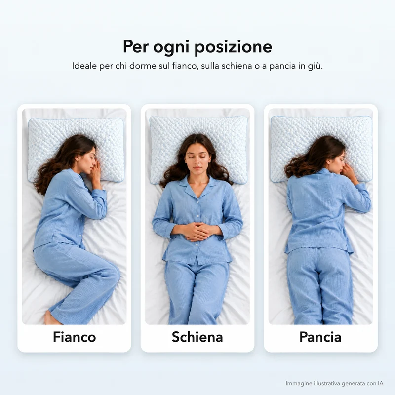 Wolkenkissen - Premium Memory Foam Kissen - Höhenverstellbares