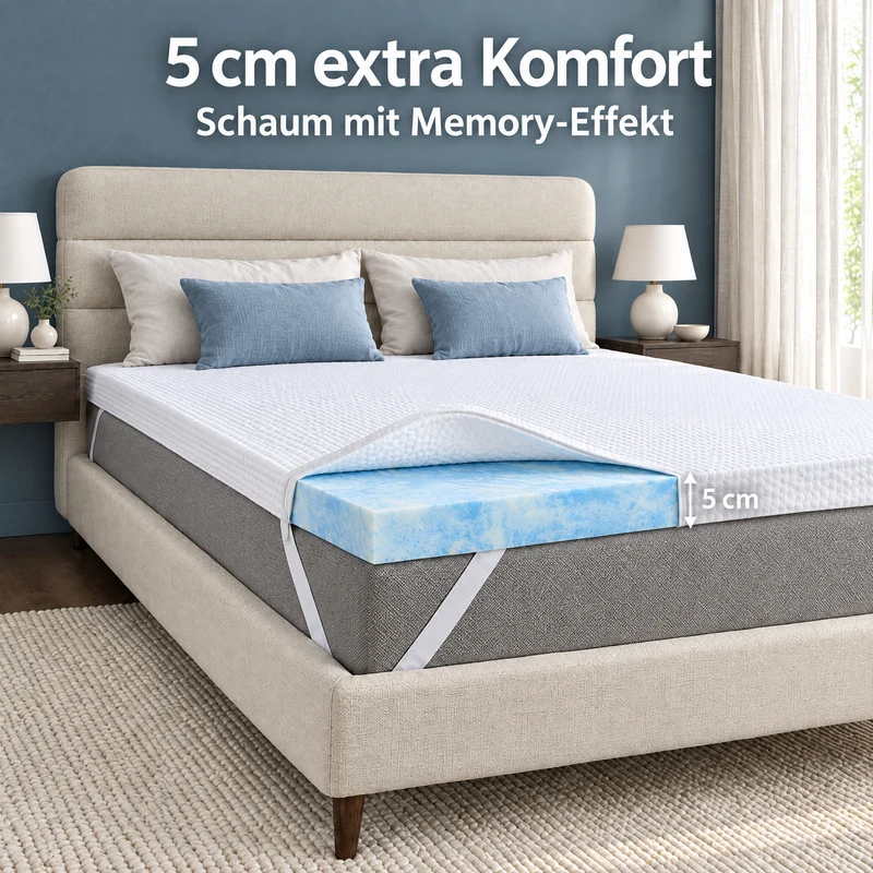 Dream Topper – Memory-Effekt Matratzen-Topper
