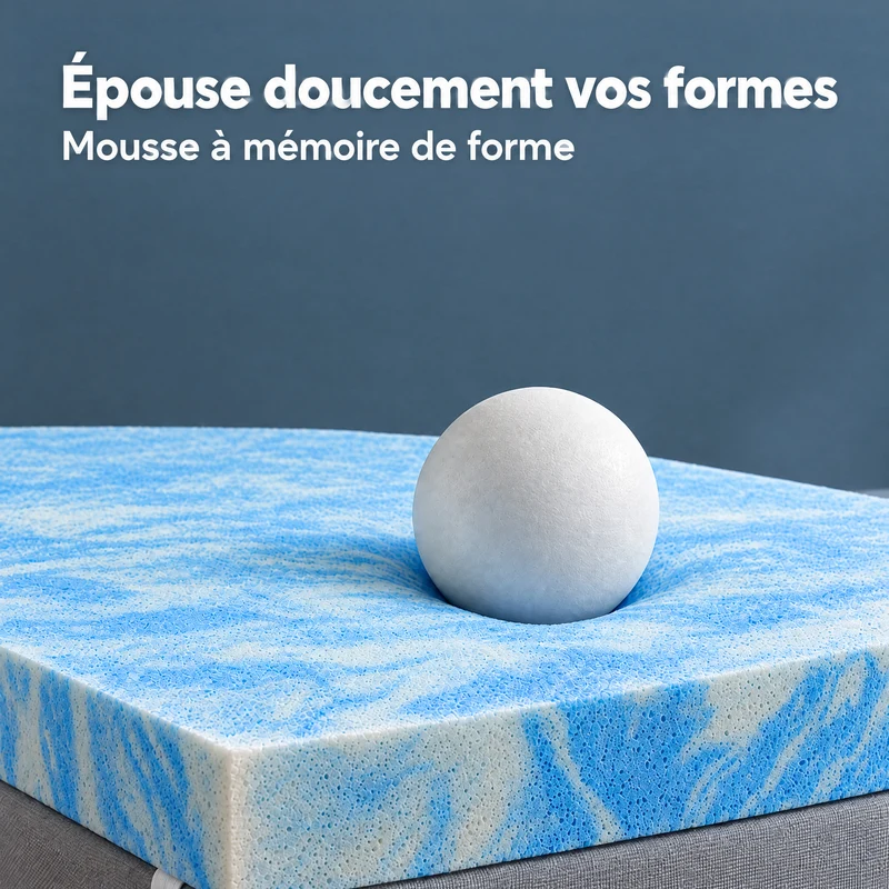 Dream Topper – Memory-Effekt Matratzen-Topper