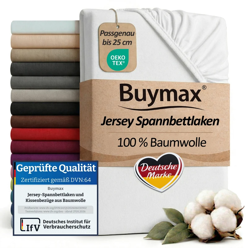 Jersey Spannbettlaken 160x200 cm