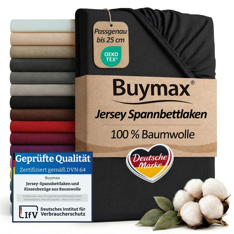 Jersey Spannbettlaken 160x200 cm