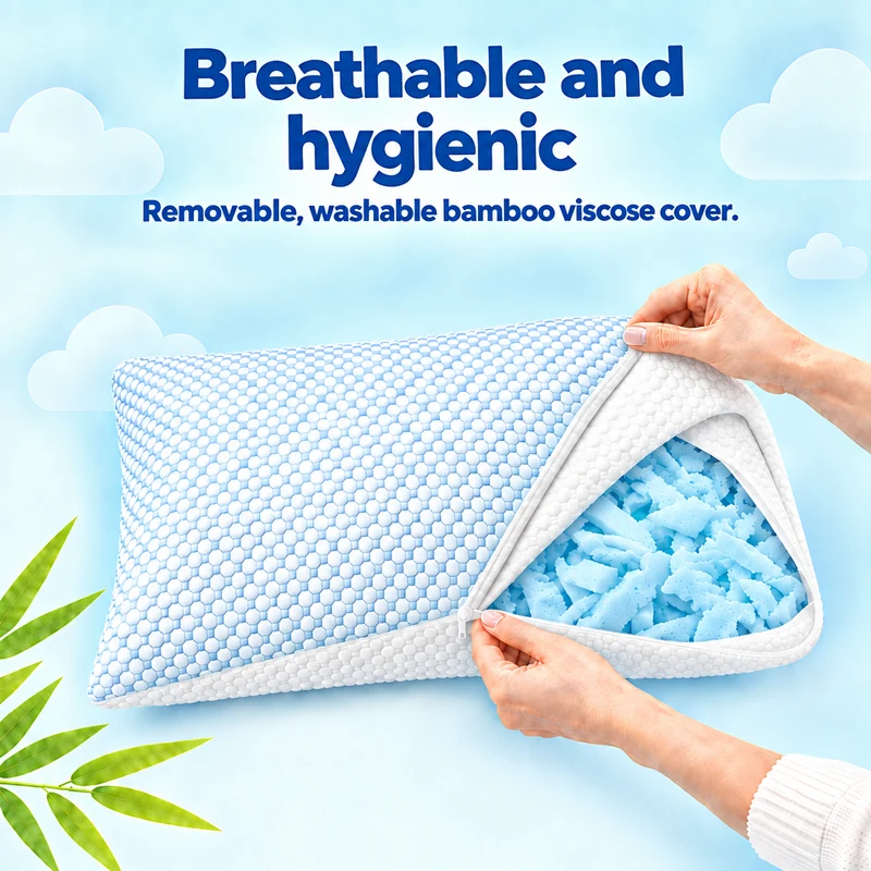 Wolkenkissen - Höhenverstellbares Memory Foam Kissen