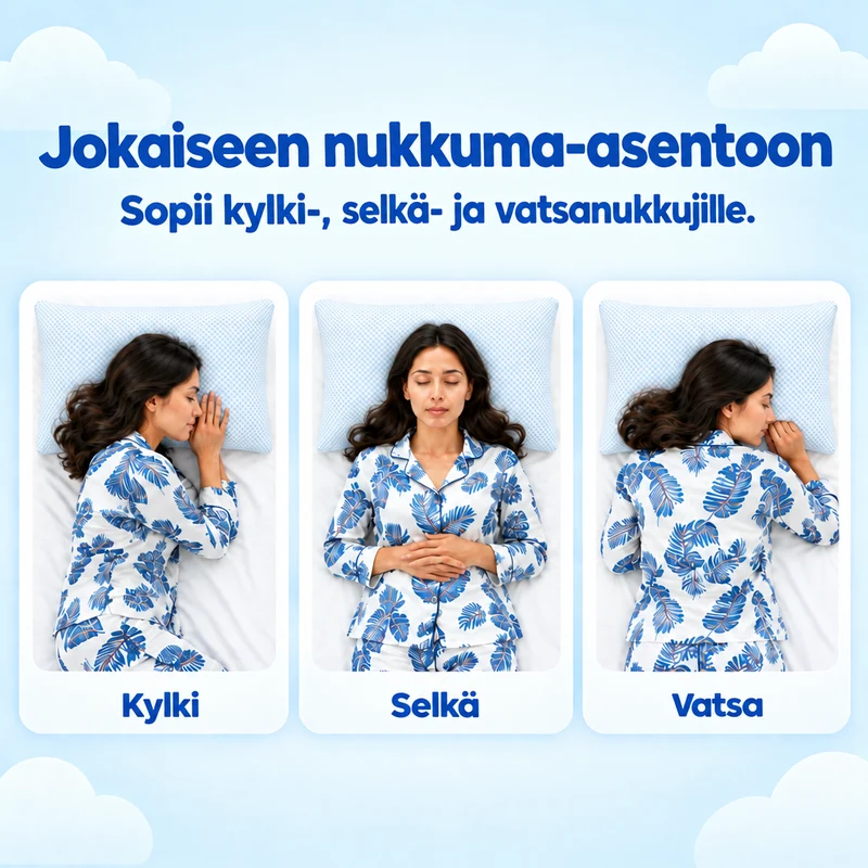 Wolkenkissen - Höhenverstellbares Memory Foam Kissen