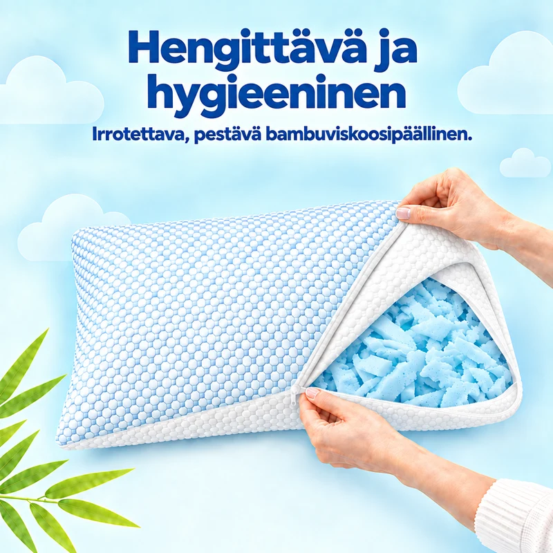 Wolkenkissen - Höhenverstellbares Memory Foam Kissen