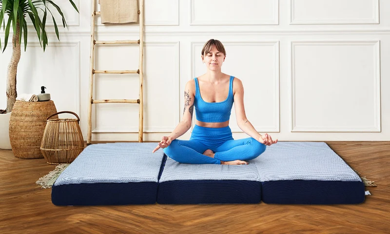 Memory Foam Klappmatratze – Ergonomisch, 3-teilige Faltmatratze