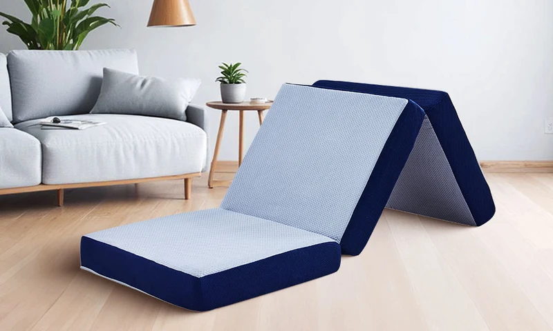 Memory Foam Klappmatratze – Ergonomisch, 3-teilige Faltmatratze