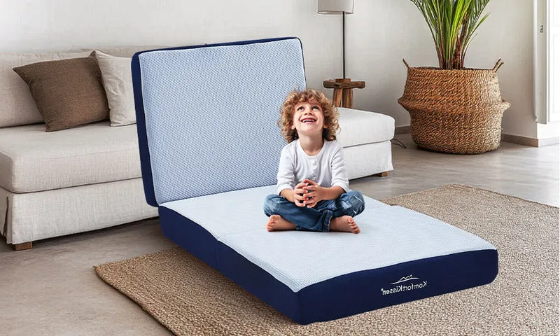 Memory Foam Klappmatratze – Ergonomisch, 3-teilige Faltmatratze