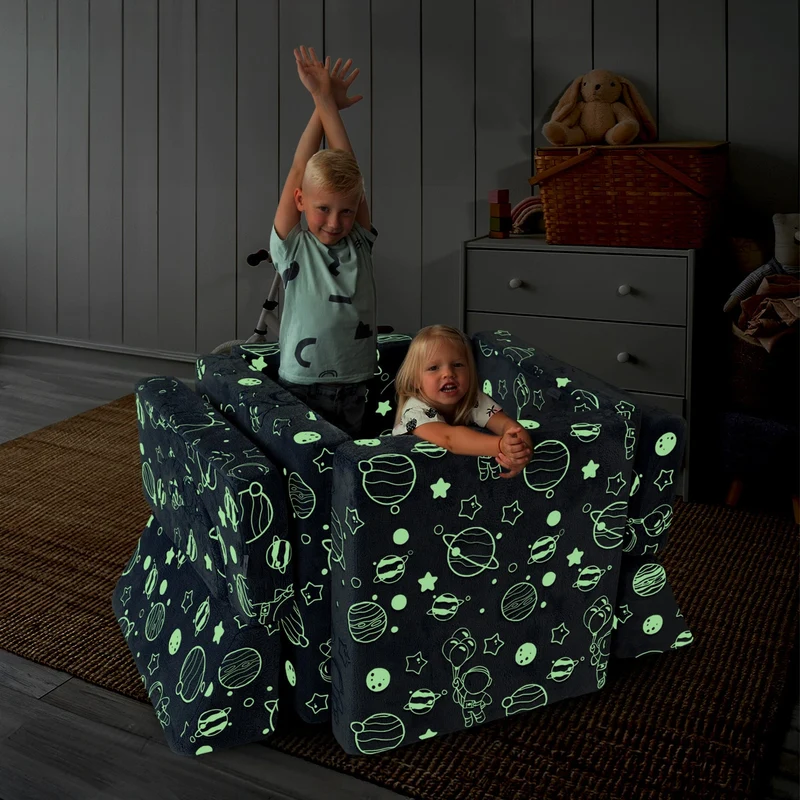 Spielcouch-Sofa für Kinder – 10-teiliges Set für Schlaf- und Spielbereich