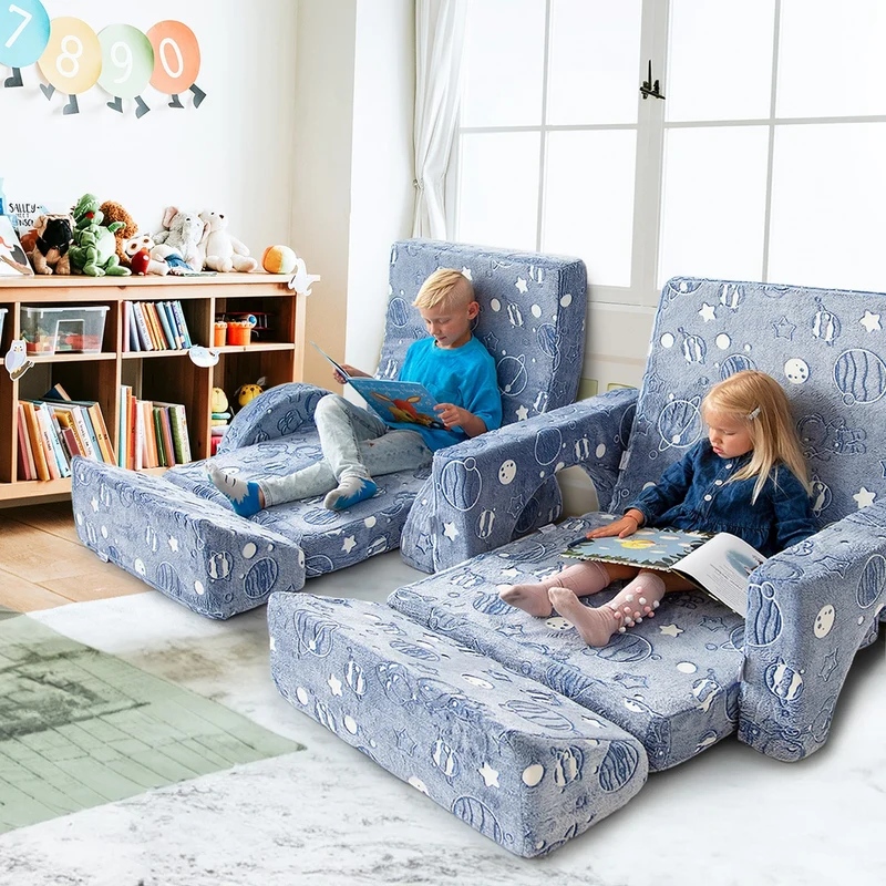 Spielcouch-Sofa für Kinder – 10-teiliges Set für Schlaf- und Spielbereich