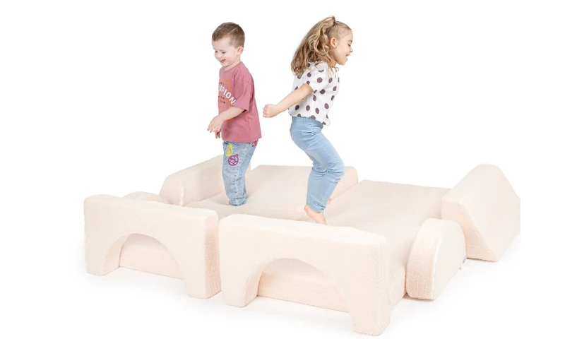 Spielcouch-Sofa für Kinder – 10-teiliges Set für Schlaf- und Spielbereich