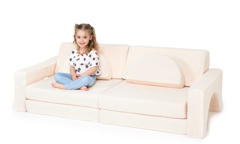 Spielcouch-Sofa für Kinder – 10-teiliges Set für Schlaf- und Spielbereich