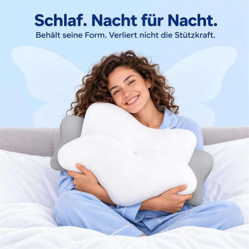 Schmetterlingskissen Plus - Das originale ergonomische Kissen