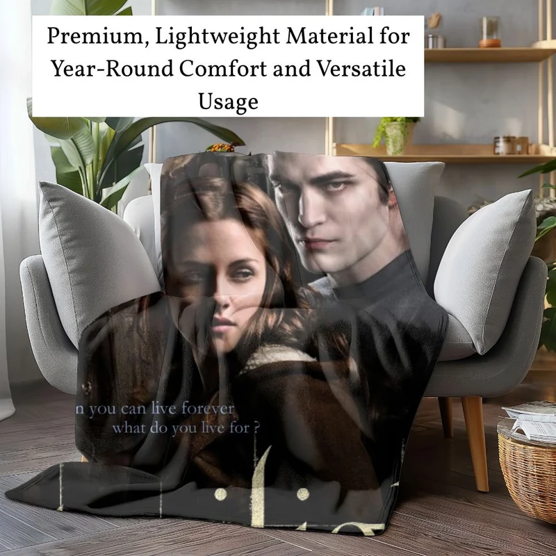 Horror Movie Blanket - Twilight Blanket - Luxury Twin / Double Velveteen Fleece Blanket
