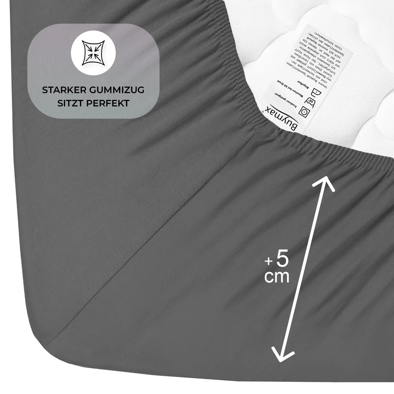 Jersey Spannbettlaken 100x200 cm