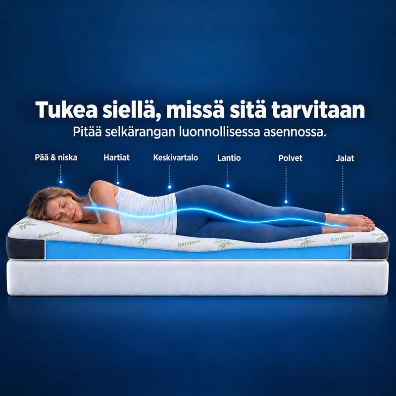 Premium Plus Komfort Topper - Matratzen-Topper mit Gel-Memory-Schaum