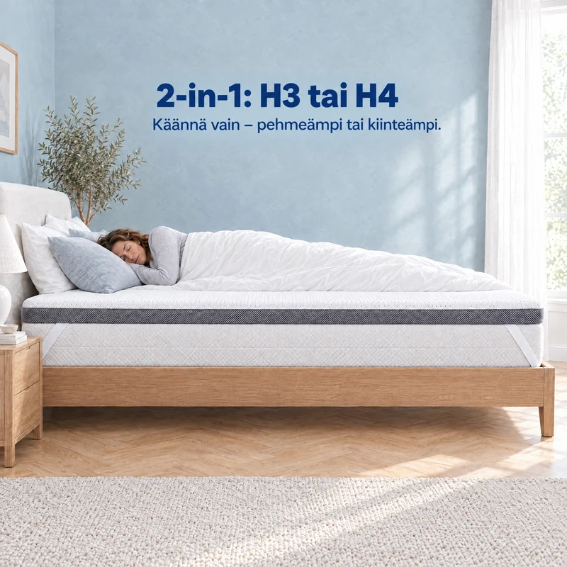 2-in-1 Plus Komfort Topper - Duo Matratzen-Topper mit Gel-Memory-Schaum