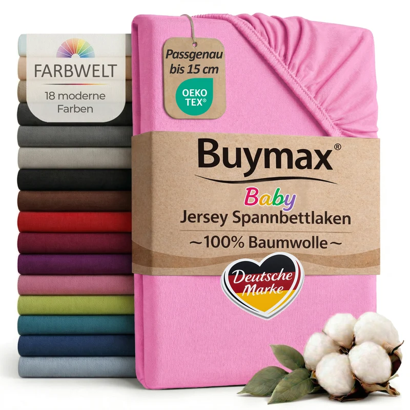Jersey Spannbettlaken 70x140 cm
