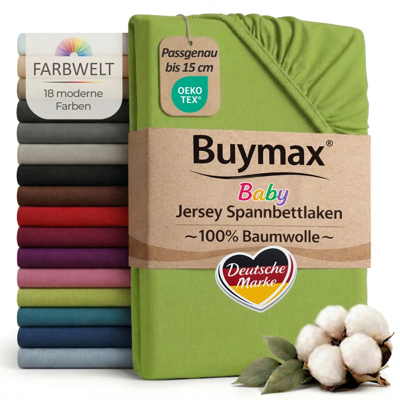 Jersey Spannbettlaken 70x140 cm