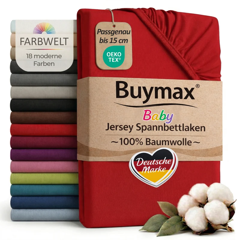 Jersey Spannbettlaken 70x140 cm