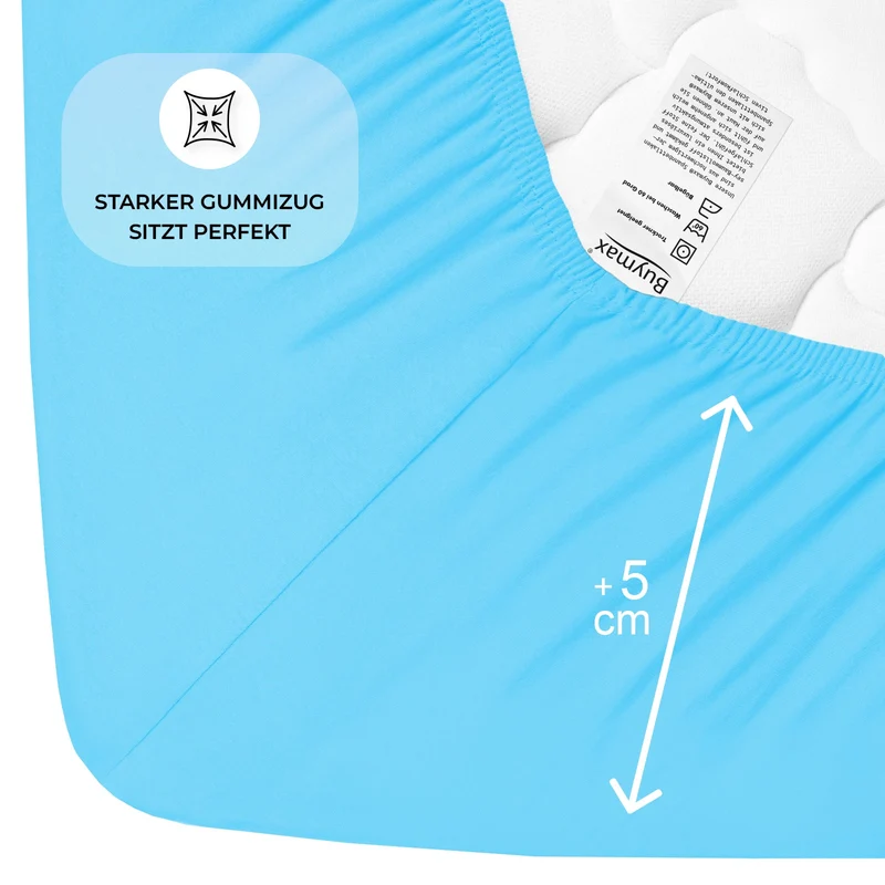 Jersey Spannbettlaken 140x200 cm