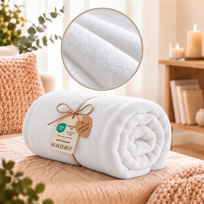 Kuscheldecke, Fleece, 150x200, 220x240, 230x270 cm