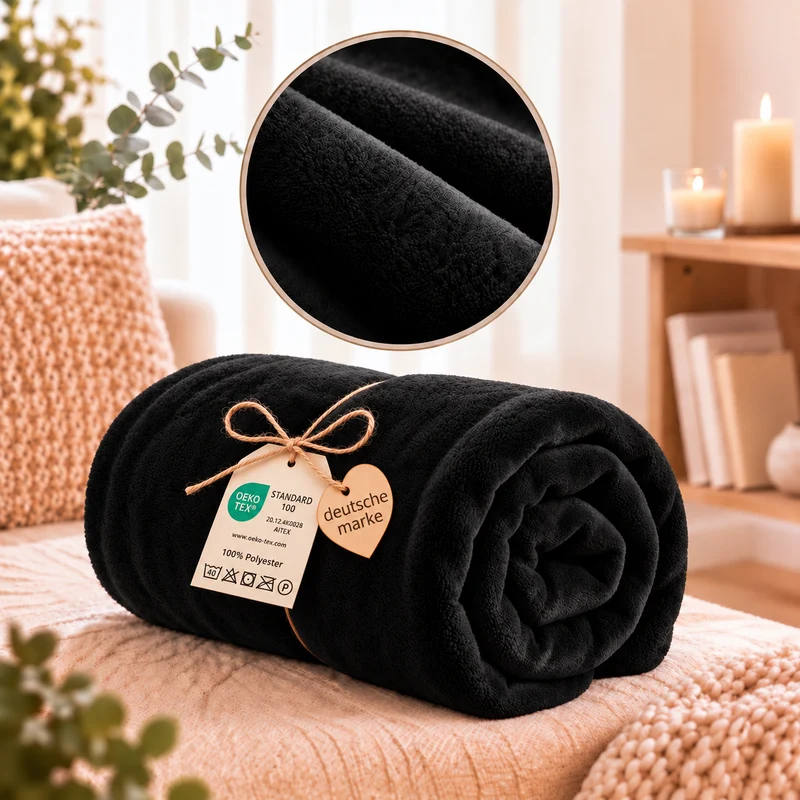 Kuscheldecke, Fleece, 150x200, 220x240, 230x270 cm
