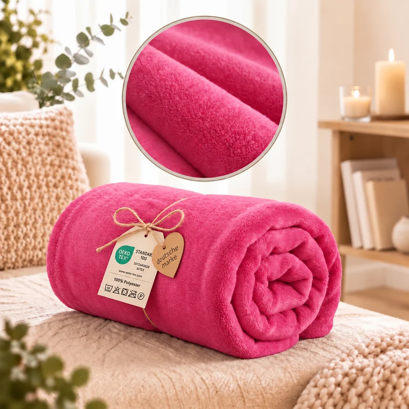 Kuscheldecke, Fleece, 150x200, 220x240, 230x270 cm