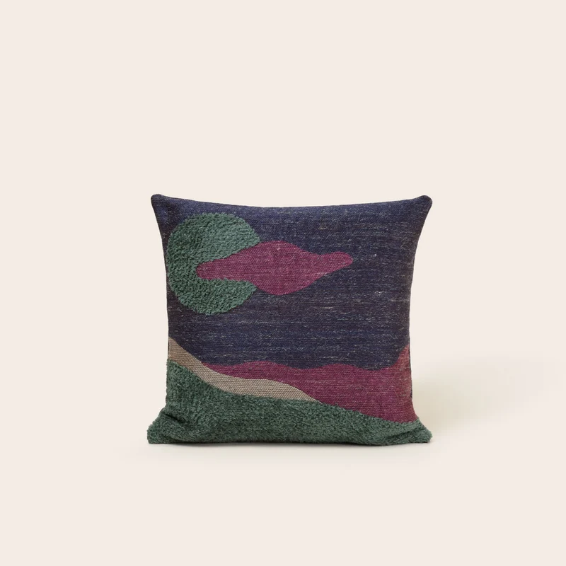 Housse de coussin POSTCARDS nuit colorée