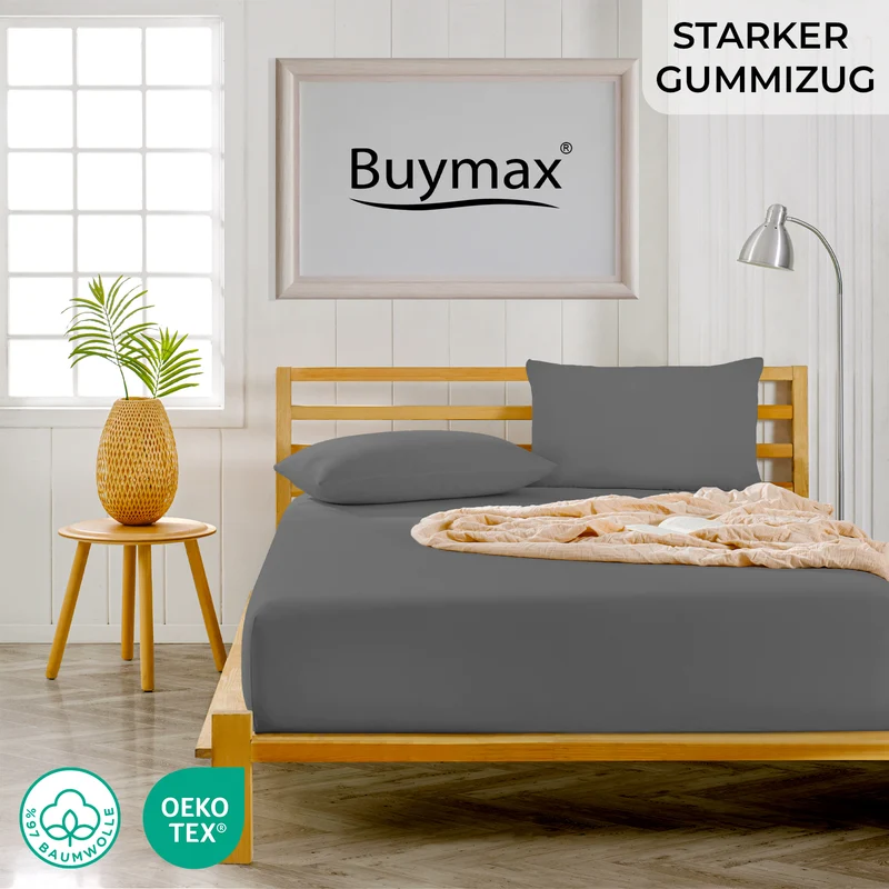 Jersey Wasserbett Spannbettlaken, 180x200 - 200x220 cm