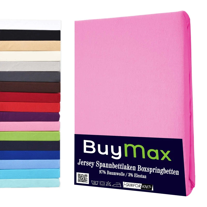 Jersey Wasserbett Spannbettlaken, 180x200 - 200x220 cm