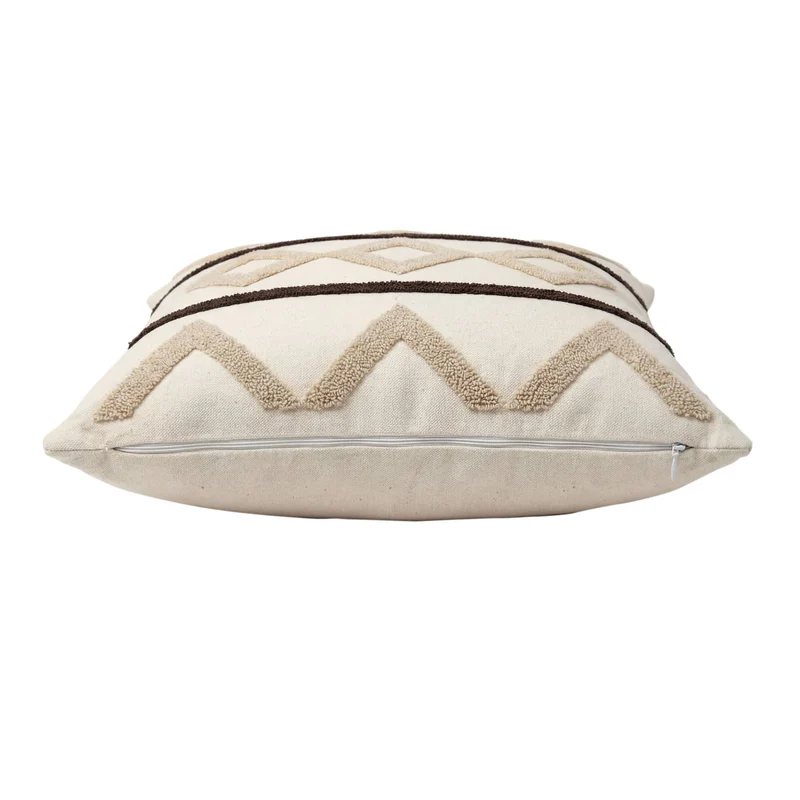 Dekokissen Tribal Pattern Beige 45x45 cm mit Füllung | OEKO-TEX®