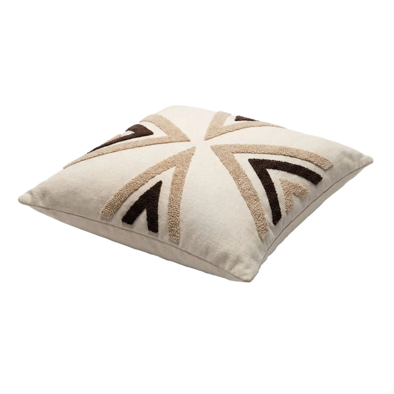 Dekokissen Nordic Arrow Beige 45x45 cm mit Füllung | OEKO-TEX®